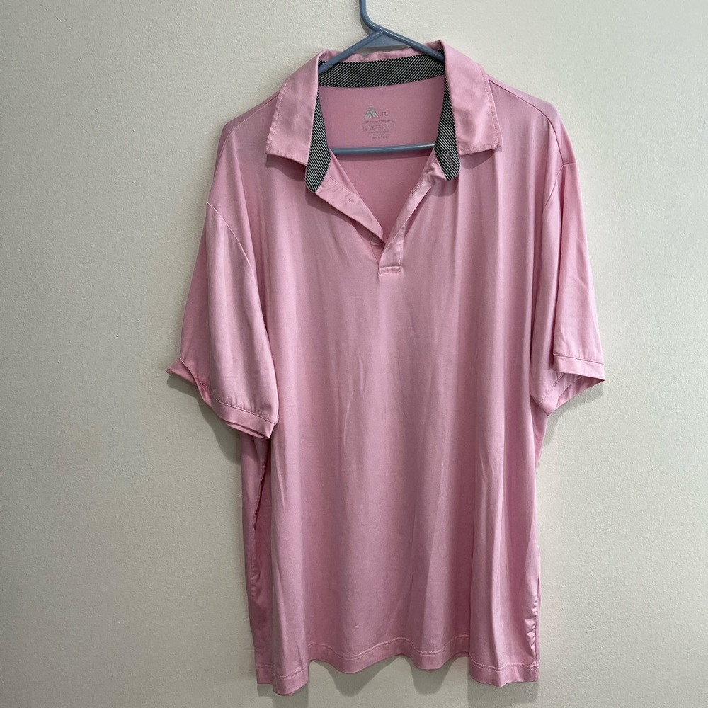 NWOT Men's Light Pink Polo Shirt